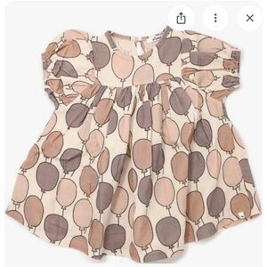 Oh baby 12-18 Balloon Print dress birthday ! Pink mauve